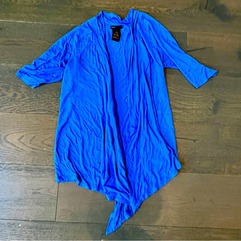 Cardigan grace elements blue‎ medium